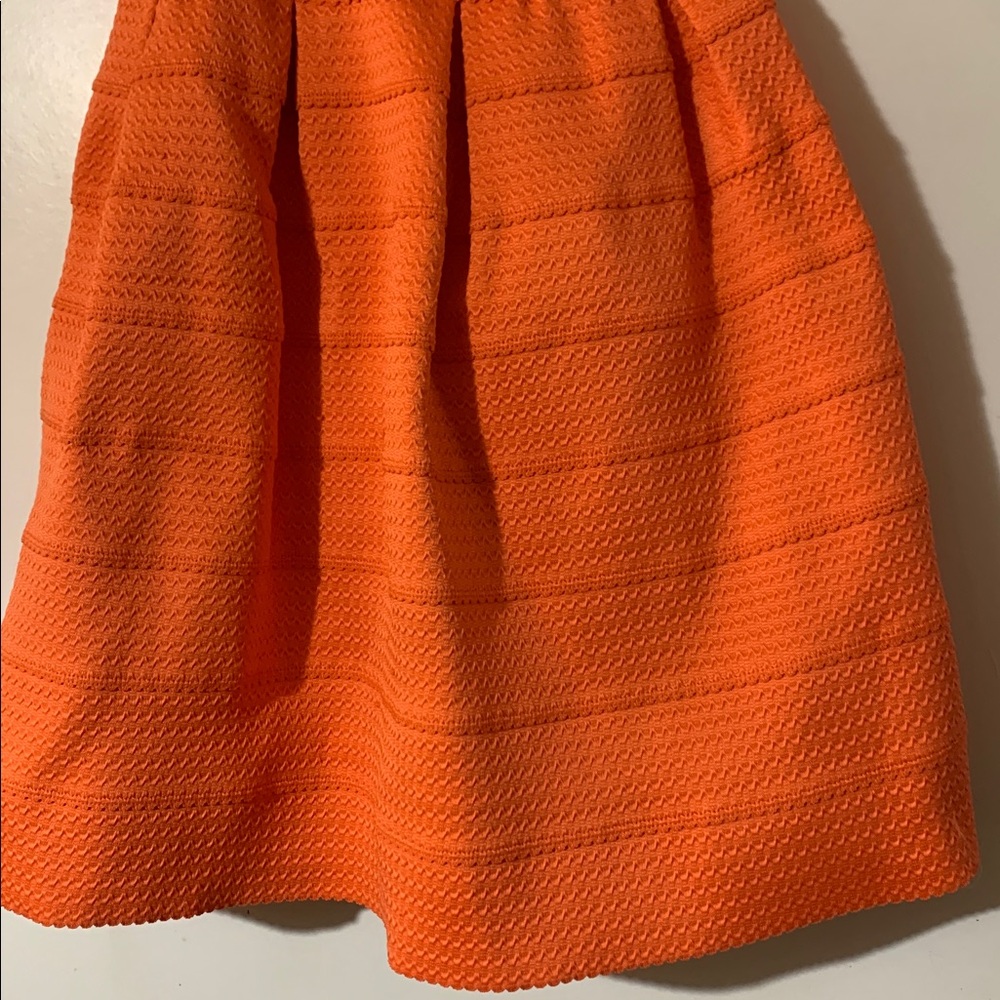 B Darlin Fiery Orange Strapless Dress 🥻 - Picture 2 of 4